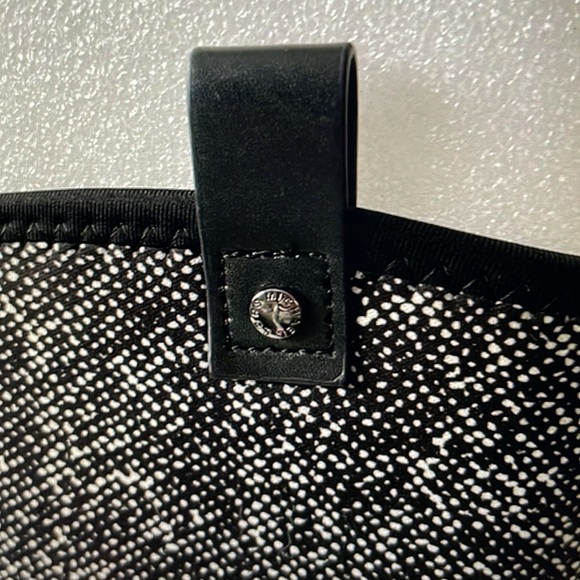 MICHAEL KORS Harness Black/White Print Knee-High Tall Rubber Rain Boots. - Picture 6 of 8